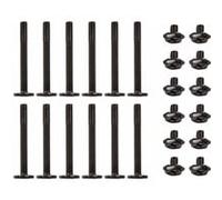 Set viti per radiatore M3x30mm / M3x5mm, Set di viti Nero