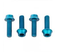 Set Viti Portaborraccia Alluminio Azzurro 4 Pezzi Bici Corsa MTB Leggere