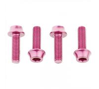 Set Viti Portaborraccia Alluminio Rosa 4 Pezzi Accessori Bici Leggeri