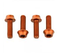 Set Viti Portaborraccia Bici Alluminio Arancione 4pz Leggere MTB Corsa