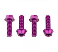 Set Viti Portaborraccia Bici Alluminio Viola 4pz Leggere Resistenti