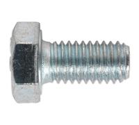 Set Viti SS816 HT Sealey M8 X 16Mm 8.8 Zincato DIN 933 Confezione Da 50