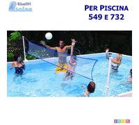 SET VOLLEY PER PISCINA FUORI TERRA INTEX RETTANGOLARI 549 E 732 CM 18952U
