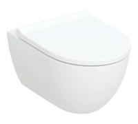 Set WC a parete Geberit Acanto, incluso sedile WC, lavabo profondo, TurboFlush,