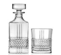Set Whisky 7 pezzi RCR Brillante. Bottiglia con 6 bicchieri Whisky. Made in I...
