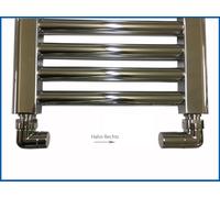 Set Winkeleck-Regelventil & Winkeleck-Absperrventil per Radiatore da Bagno