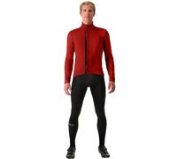 Set (Winterjacke + lange Radhose) CASTELLI Entrata Set (2 Teile), für rosso