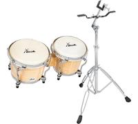 Set XDrum Bongos Pro Natur con Supporto, Bonghi, Dimensioni bongo: 6