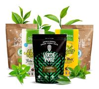 Set Yerba Mate Bio (5x500g) - Verde Mate Green Organica, Soul Mate Sin Humo Despalada & Organica, Kraus Pure Leaf & Orgánica Traditional - Selezione per un Gusto Naturale ed Energetico