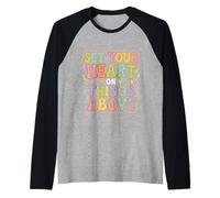Set Your Heart On Things Above Christian Faith Reminder --- Maglia con Maniche Raglan