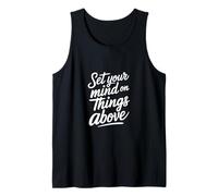 Set Your Mind On Things Above Bibbia Inspirational |-- Canotta
