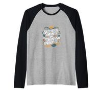 Set Your Mind On Things Above Bibbia Inspirational ---- Maglia con Maniche Raglan