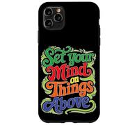 Set Your Mind On Things Above Bibbia ispiratrice Custodia per iPhone 11 Pro Max