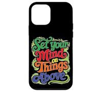Set Your Mind On Things Above Bibbia ispiratrice Custodia per iPhone 12 mini