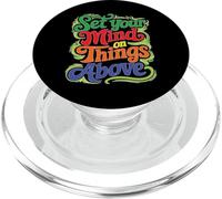 Set Your Mind On Things Above Bibbia ispiratrice PopSockets PopGrip per MagSafe