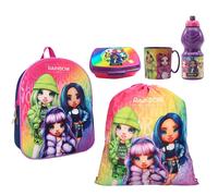 Set Zainetto Scuola Rainbow High 3D Asilo Sacca Borraccia Portamerenda Netflix