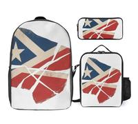 Set Zaino 3 Pezzi Samoa Bandiera Nazionale Zaini Per Ragazze Con Borsa Pranzo Leggeri Per Scuola Elementare E Media Viaggio