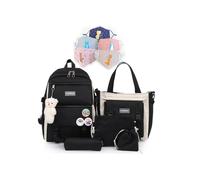 Set Zaino Kawaii Nero Nero College