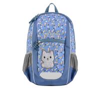 Set zaino KIGA Maxi, con scomparto interno separato, mini zaino ergonomico con cintura toracica regolabile in altezza, per Kita, asilo e tempo libero, dai 3 anni in su, 10 l, Cat Momo - Blu-viola, 24