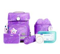 School-Mood Champion Pro Set di borse per la scuola 7 pezzi viola