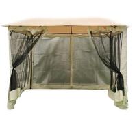 SET TELI ZANZARIERA PER GAZEBO 3x3MT colore nero