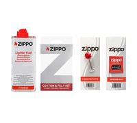 Set Zippo 10X Benzina 1X Pietre 1X Stoppino 1X Cotone E Feltro Regalo