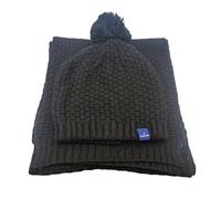 Set zuccotto e sciarpa da uomo Navigare nero