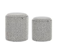 Set2 Pouf C-Cont Sasha C-Vass Grigio Ch