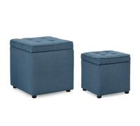 Set2 Pouf Cont. Derrick Blu