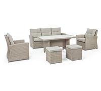 Bizzotto SET6 SALOTTO C-C ARIEL NATURAL SET6 SALOTTO C-C ARIEL NATURAL