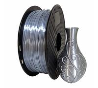 Seta argento PLA Filamenti 1,75 mm 1kg Stampa 3D Materiali per la stampa 3D Filamenti per stampanti 3D filo metallo PLA argento CC3D Silk Silver PLA seta