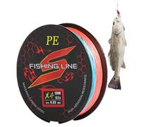 Seta intrecciata, lenza per acqua , resistente all'abrasione, 4 fili, per pesce persico, trota, riva, acqua e salata