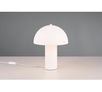 SETA LAMPADA DA TAVOLO METALLO BIANCO CON DIFFUSORE EFFETTO STELLE H. 33CM 1 LUCE ATTACCO E14