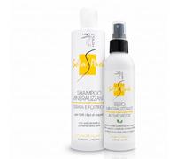 SETA PACK Set Mineralizzante Shampoo mineralizzante + Siero Spray Mineralizzante, Ristrutturante, Capelli danneggiati e secchi, Pacchetto Convenienza, Trattamento completo