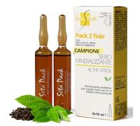 SETA PACK - Siero Mineralizzante al The Verde 2 Fiale x 10ml - Fiale Ristrutturanti Capelli Donna e Uomo - Trattamento Ristrutturante Per Capelli Danneggiati