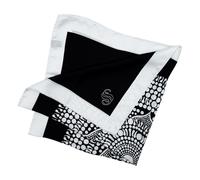 Seta Sole Foulard in 100% Seta Made in Italy 70x70 cm Mandala Disegnato a Mano Rosa Sciarpa Quadrata Elegante Donna Accessorio Moda Lago di Como
