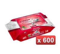 setablu. 600 PEZZI 25 SALVIETTE STRUCCANTI con ACIDO IALURONICO IN 24 CONFEZI