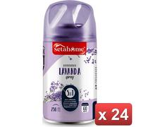 setablu24 PEZZI LAVANDA DEODORANTE AMBIENTE COMPATIBILE GLADE/AIR WICK ML.2508