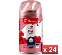 setablu24 PEZZI ROSA DEODORANTE AMBIENTE COMPATIBILE GLADE/AIR WICK ML.250000