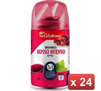 setablu24 PEZZI ROSSO INTENSO DEO AMBIENTE COMPATIBILE GLADE/AIR WICK ML.25000