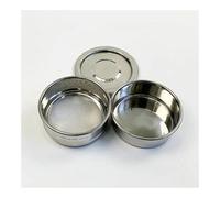 Setacci da laboratorio, Set di setacci zincati da 10 cm con coperchio e fondo, diverse dimensioni delle maglie for laboratorio(30 mesh(0.6mm))