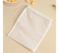 Setacci filtro a rete, 1 pezzo, in nylon, a maglia fine, per garza, latte, nocciole, latte di mandorle, colino riutilizzabile, filtro per caffè e formaggio (M)