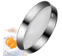 Setacci per farina in acciaio inox setaccio da cucina a maglia fine setaccio rotondo per farina per cuocere torte