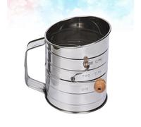 Setacciatore Farina Setaccio Rotondo Polvere Per Terreno Acciaio Inossidabile