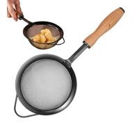 Setaccio a maglia fine in acciaio inox, colino da cucina con manico, utensile da cucina multiuso, setaccio per farina, pasta, quinoa, uova, tè, succo, riso, caffè