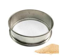 Setaccio a rete da giardino in metallo, adatto per setacciare sabbia, foglie, compost, terra, pietre e pellet