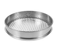 Setaccio a rete per compost, classico setaccio per terreno con foro rotondo, elegante kit da giardino, comodo accessorio portatile, funzionale fornitura quotidiana, per famiglie, adulti, adolescenti