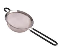 Setaccio Acciaio Inox 14cm Colino Teiera Colino Farina Scolapasta Colino Metallo - Nero