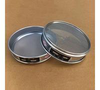 Setaccio cromato da 20 cm per test di campione, rete 4 e 600, design robusto e non deformabile per un uso duraturo (6 maglie)