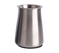 Setaccio da caffè in acciaio inossidabile 304, per separare i fondi di caffè, setaccio riutilizzabile a maglia fine con coperchio, antiscivolo, compatibile con la lavorazione della farina di caffè